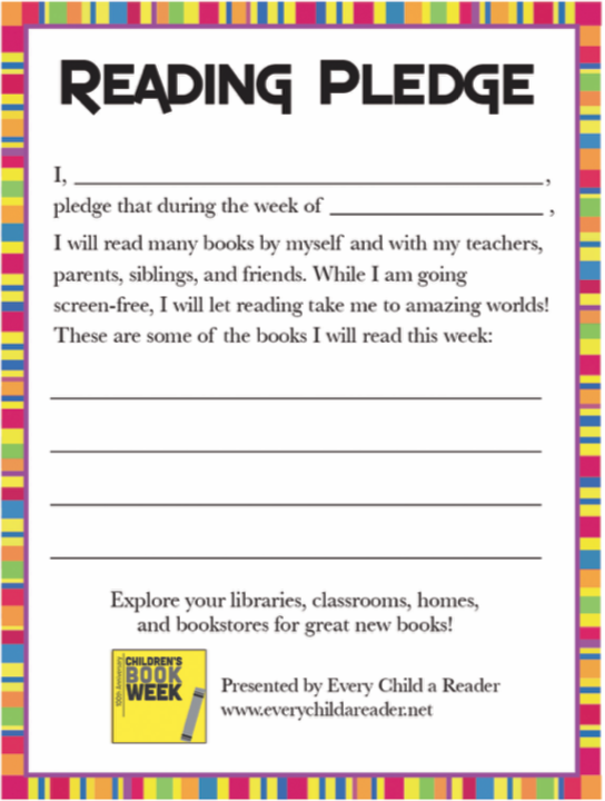 Reading Pledge