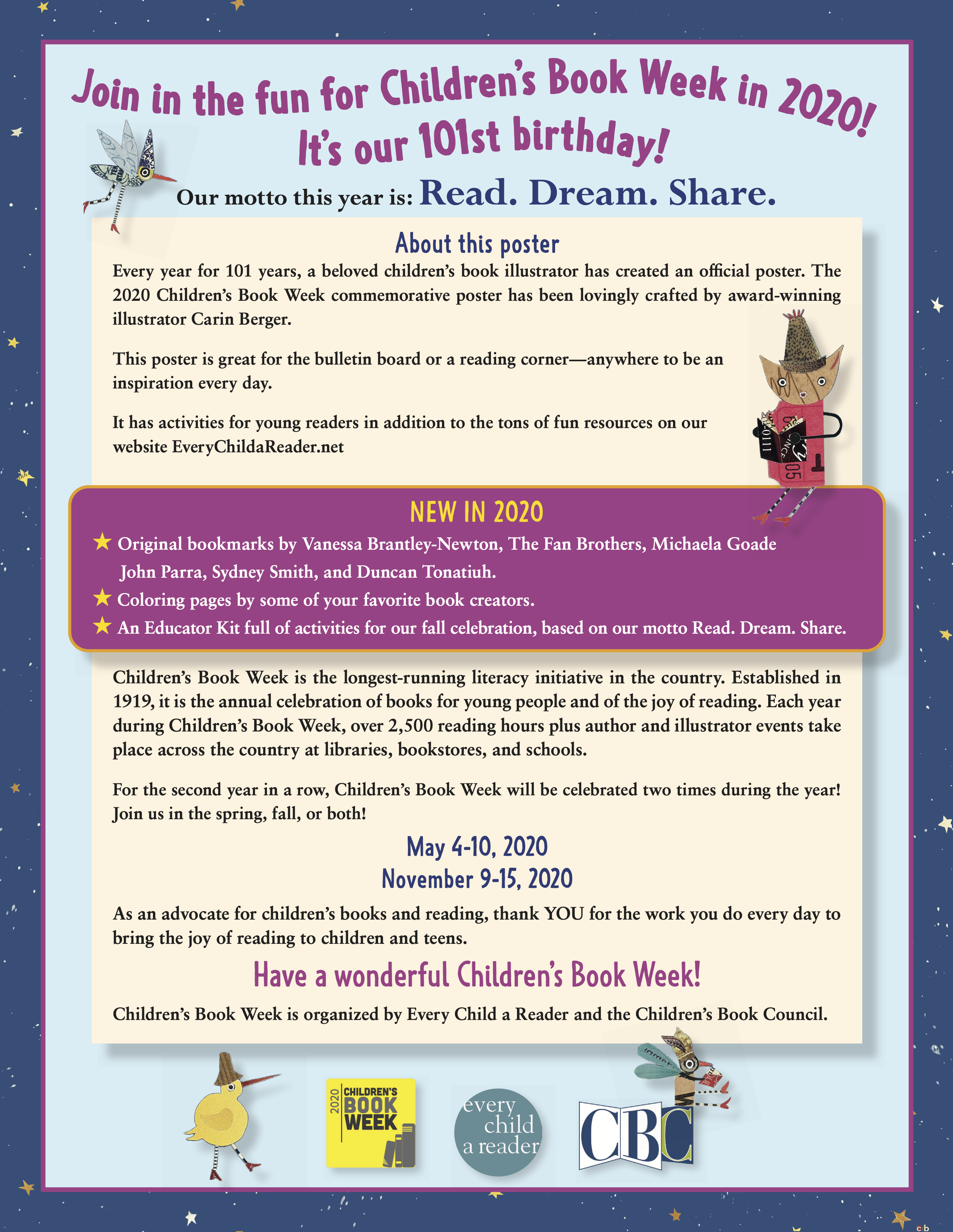 BookWeek2020 Letter