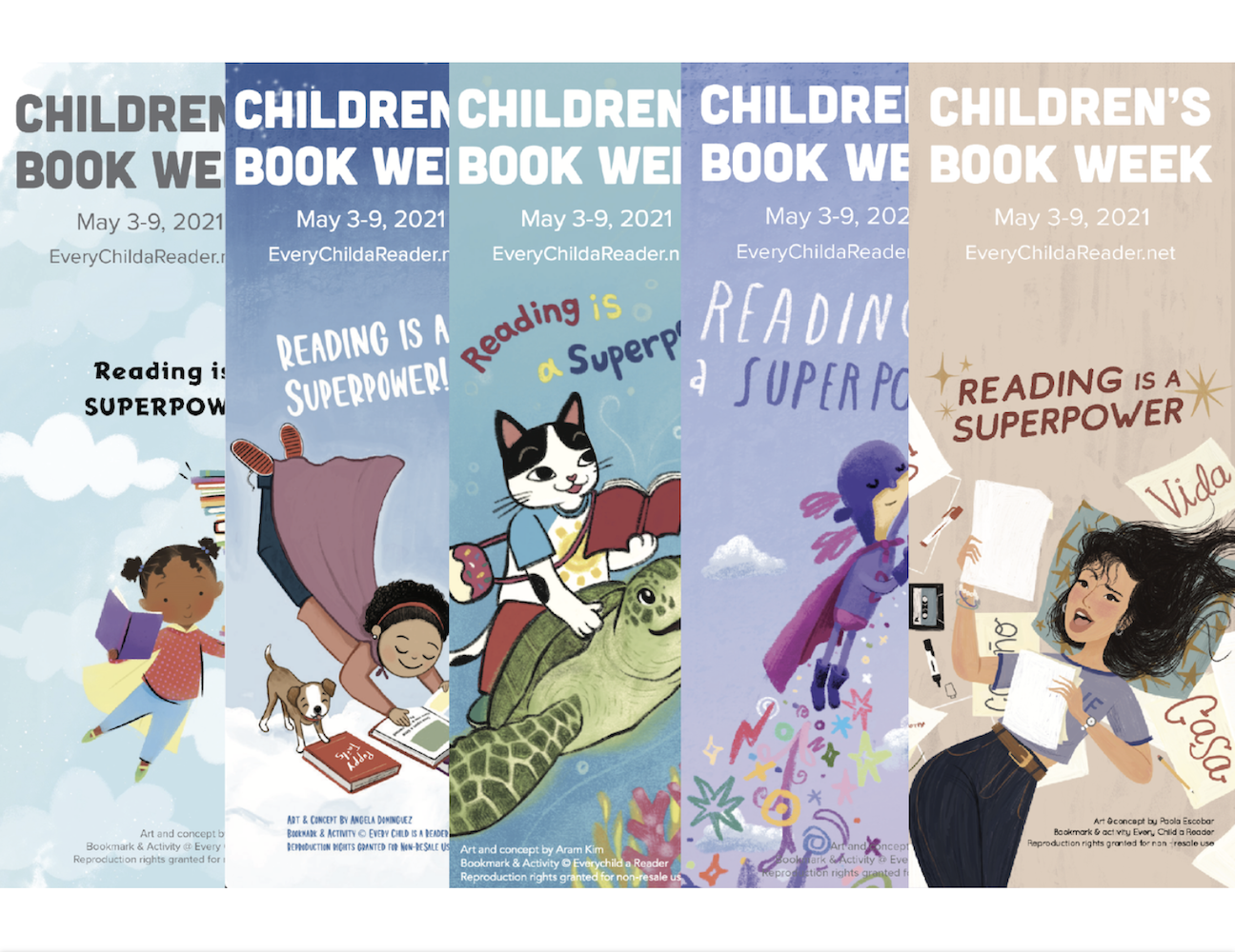 All Five Bookmark