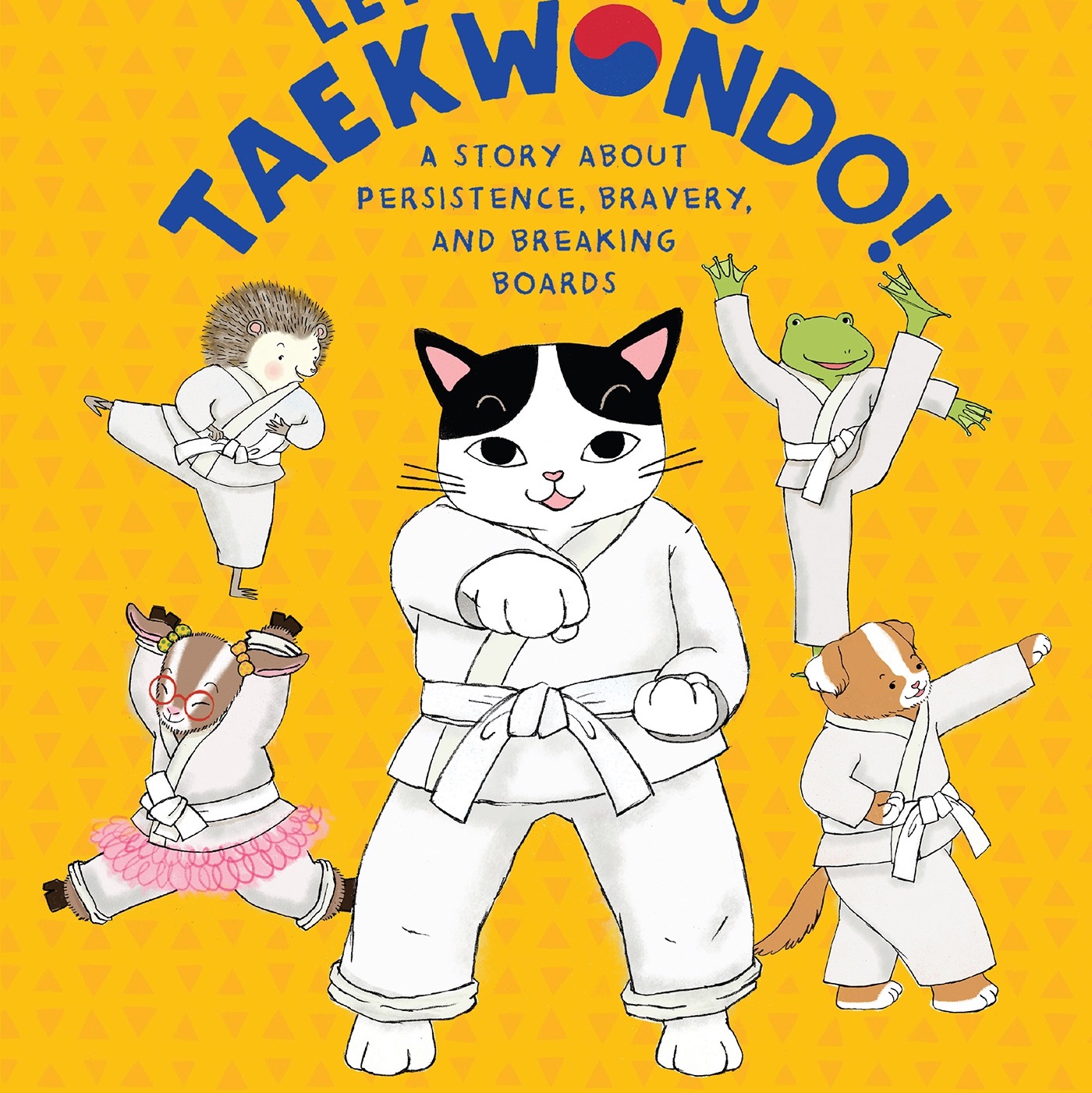Yoomi from Let's Go To Taekwondo!: A Story About Persistence, Bravery, and Breaking Boards Cover58